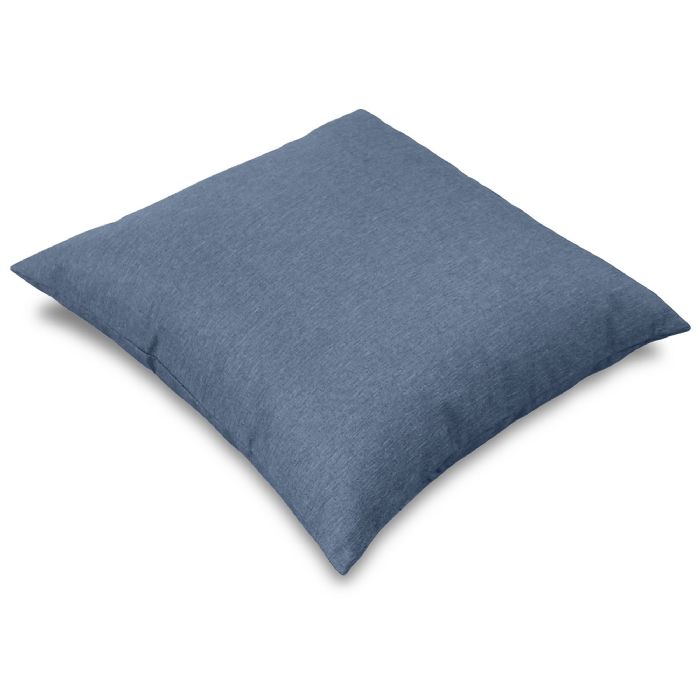 Pyntepude til udendørs brug - 45x45 cm - Mørkeblå pude til havemøbler - UV-beskyttet udendørs pude  - Nordstrand Home sofapude