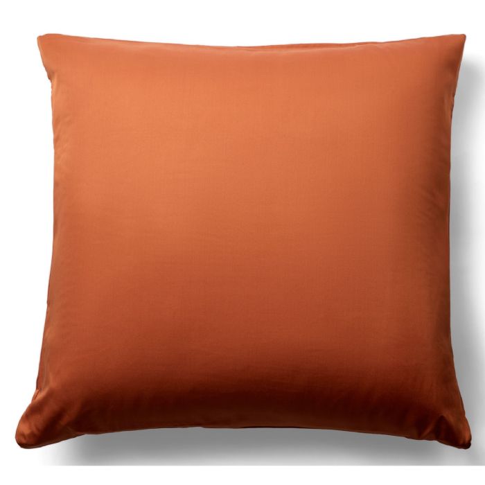 Bambus pudebetræk - 100% Naturligt bambus - 60x63 cm - Orange, satinvævet hovedpudebetræk 