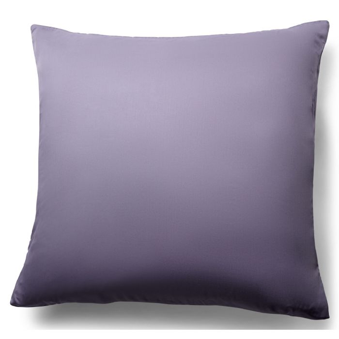Bambus pudebetræk - 100% Naturligt bambus - 60x63 cm - Lys lilla, satinvævet hovedpudebetræk 