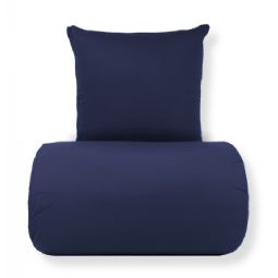 Sengetøj - Stonewashed - Firm deep blue