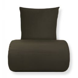 Sengetøj - Stonewashed - Firm dark brown