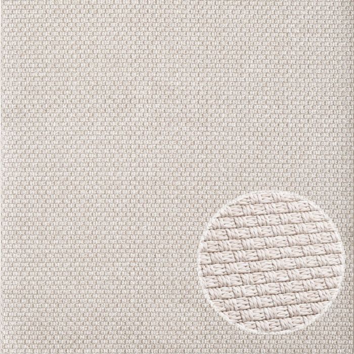 Gulvtæppe - 80x150 cm - Vævet tæppeløber - Beige - Helsinki - Nordstrand Home