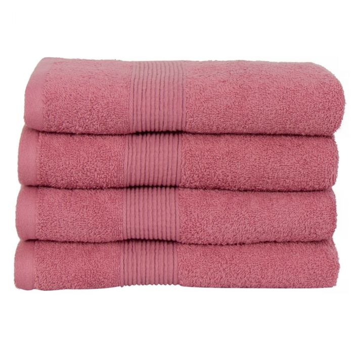 Håndklæde - 50x100 cm - 100% Blødt bomuld - Rosa håndklæde fra Nordstrand Home håndklæde 