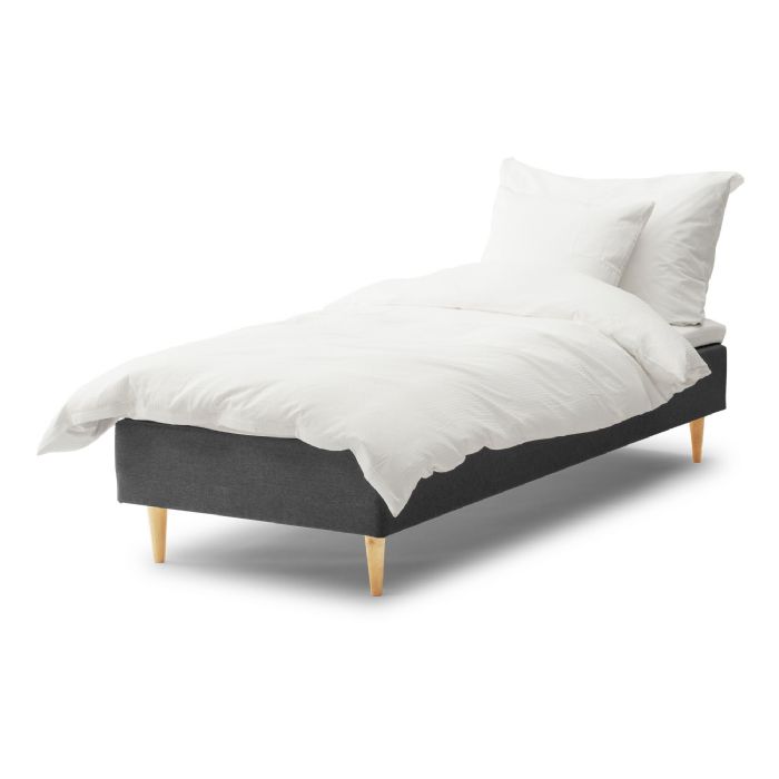 Boxmadras 80x200 cm - Favorit - Enkeltseng Inkl. topmadras og ben - Ekstra komfort