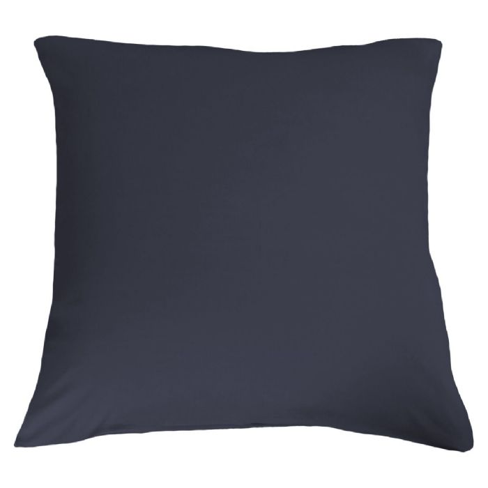 Bambus pudebetræk 60x63 cm - 100% bambus - Mørkeblåt satinvævet 
