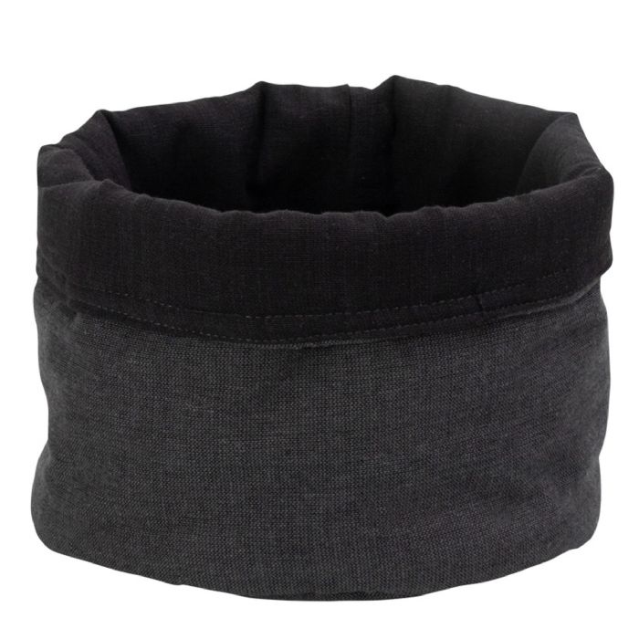 Brødpose - Ø20 cm - Sort - Flot og praktisk brød pose i 100% Bomuld - Nordstrand Home