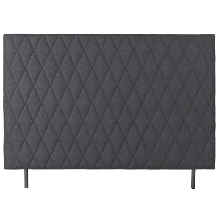 Sengegavl 140x135 cm - Mørkegråt hovedgærde med harlequin tern - Nordstrand Home